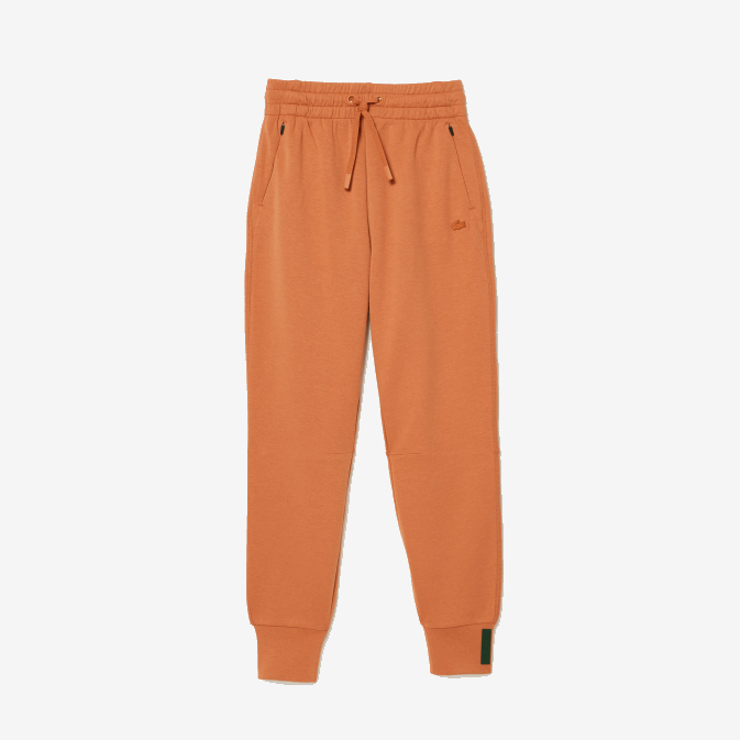 WC orange V6HV2405 femmes Lacoste pantalon de survêtement en jersey de coton