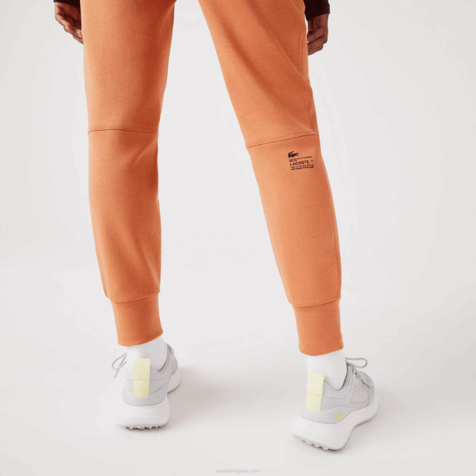 WC orange V6HV2405 femmes Lacoste pantalon de survêtement en jersey de coton