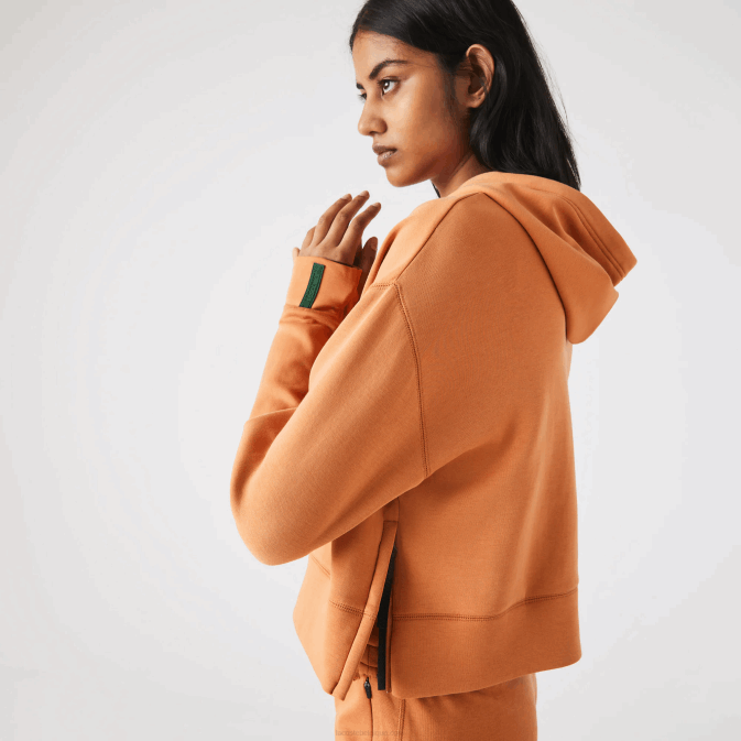 WC orange V6HV2418 femmes Lacoste sweat à capuche