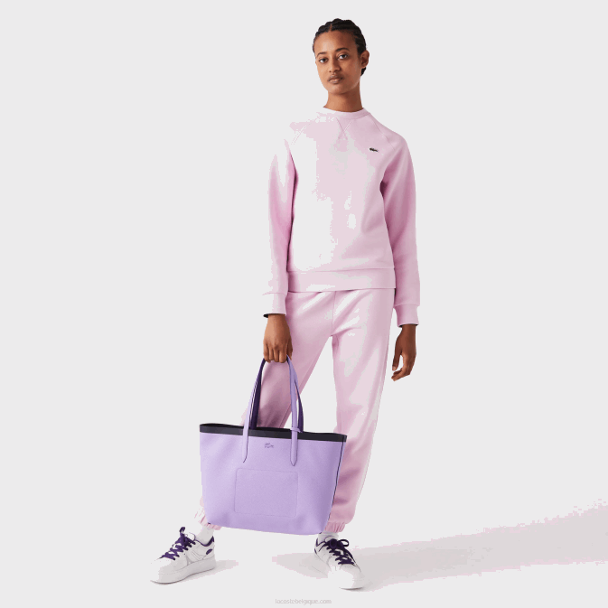 abimes neva k56 V6HV2777 femmes Lacoste sac cabas bicolore réversible anna