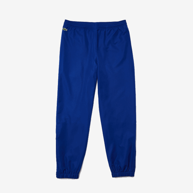 bdm bleu V6HV1114 Hommes Lacoste pantalon de survêtement sport tennis en taffetas à armure losange