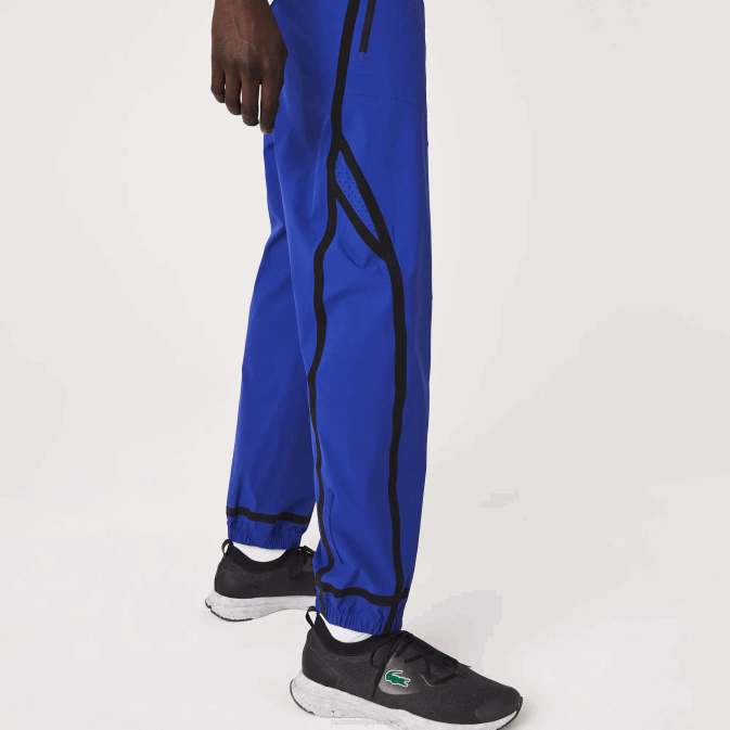 bdm bleu V6HV1130 Hommes Lacoste pantalon de survêtement léger