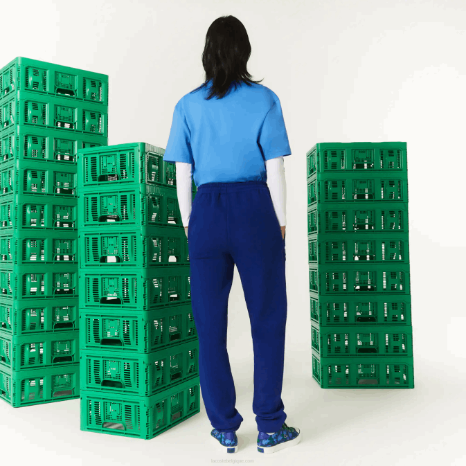 bdm bleu V6HV1174 Hommespantalon de jogging lacoste x minecraft en molleton de coton bio