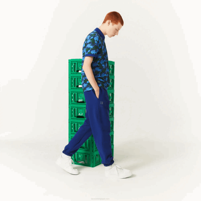 bdm bleu V6HV1174 Hommespantalon de jogging lacoste x minecraft en molleton de coton bio