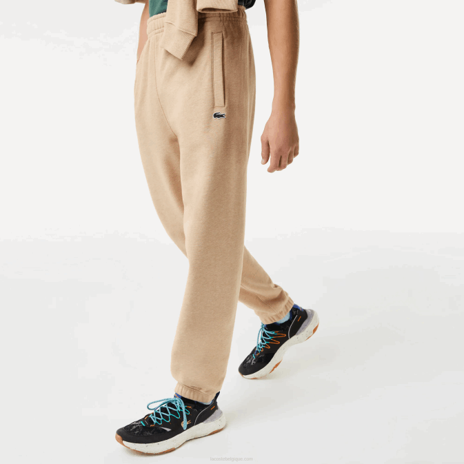 beige 4jw V6HV1013 Hommes Lacoste pantalon de survêtement imprimé