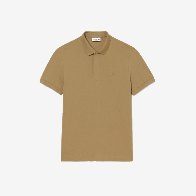 beige cb8 V6HV124 Hommes Lacoste polo piqué de coton stretch smart paris