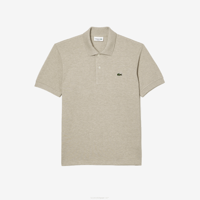 beige kd4 V6HV167 Hommes Lacoste polo chiné original l1212
