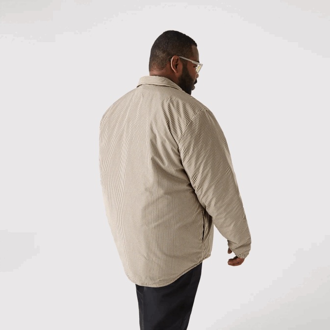 beige marine vert kaki 87e V6HV1549 Hommes Lacoste surchemise déperlante à carreaux