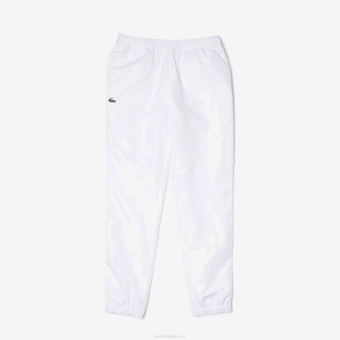 blanc 001 V6HV1088 Hommes Lacoste pantalon de survêtement de tennis à imprimés latéraux sport