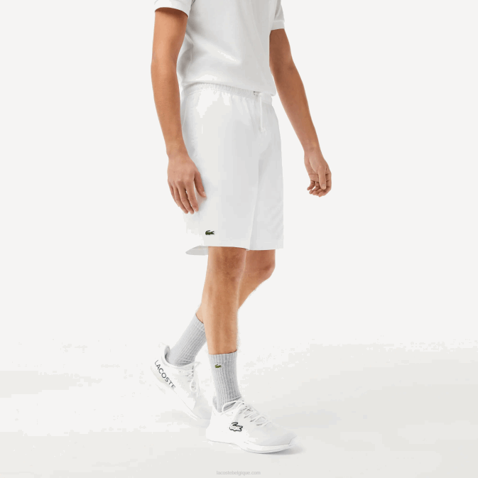 blanc 001 V6HV1442 Hommes Lacoste short de tennis à losanges solides sport