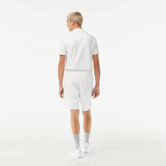blanc 001 V6HV1442 Hommes Lacoste short de tennis à losanges solides sport