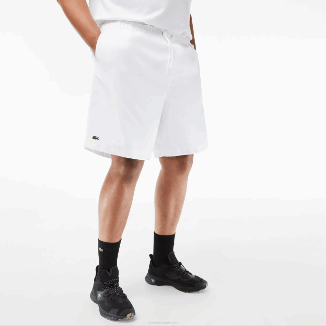 blanc 001 V6HV1446 Hommes Lacoste short de sport doublé en jersey coupe décontractée - grande taille - grand