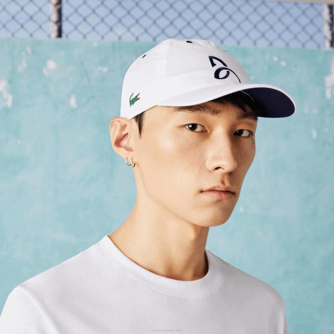 blanc 001 V6HV1483 Hommes Lacoste pack sport x novak djokovic