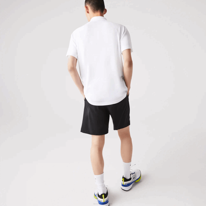 blanc 001 V6HV164 Hommes Lacoste polo sport interlock respirant et résistant à l\abrasion