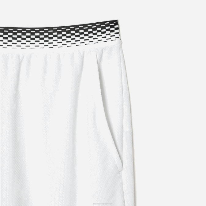 blanc 001 V6HV428 Hommes Lacoste short en résille tennis x daniil medvedev