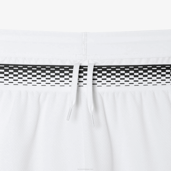 blanc 001 V6HV428 Hommes Lacoste short en résille tennis x daniil medvedev