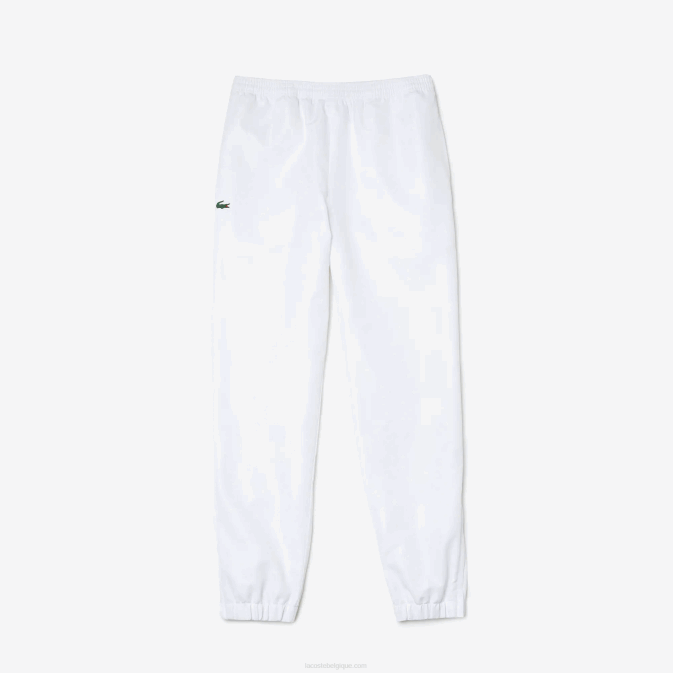 blanc 001 V6HV549 Hommes Lacoste pantalon de survêtement sport en tissu léger