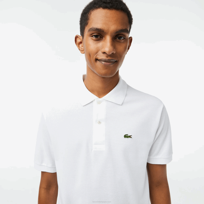 blanc 001 V6HV606 Hommes Lacoste polo original l1212