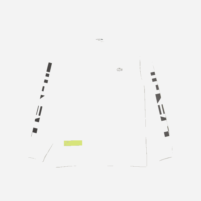 blanc 001 V6HV796 Hommes Lacoste t-shirt ample à imprimé