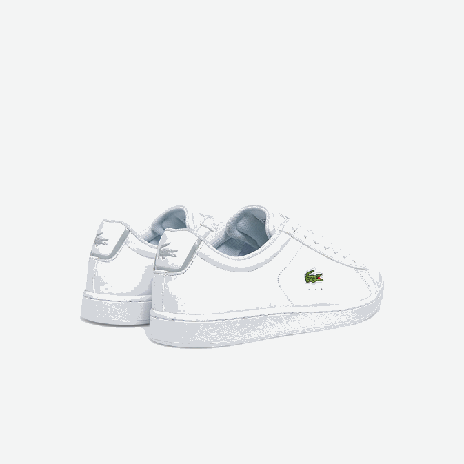 blanc 21g V6HV1817 Hommes Lacoste baskets en cuir carnaby bl