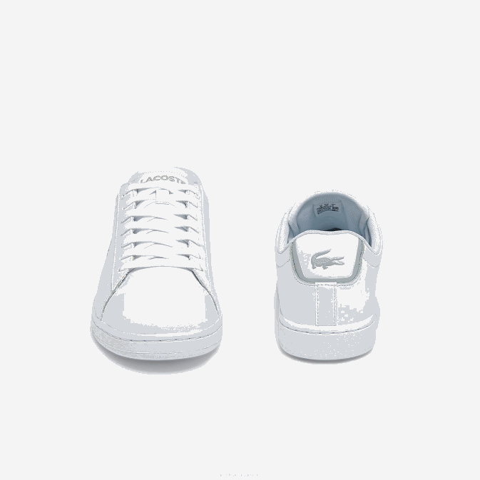 blanc 21g V6HV1817 Hommes Lacoste baskets en cuir carnaby bl