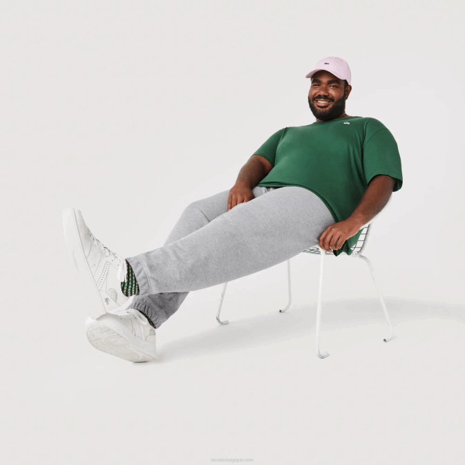 blanc 21g V6HV1823 Hommes Lacoste baskets en cuir l005