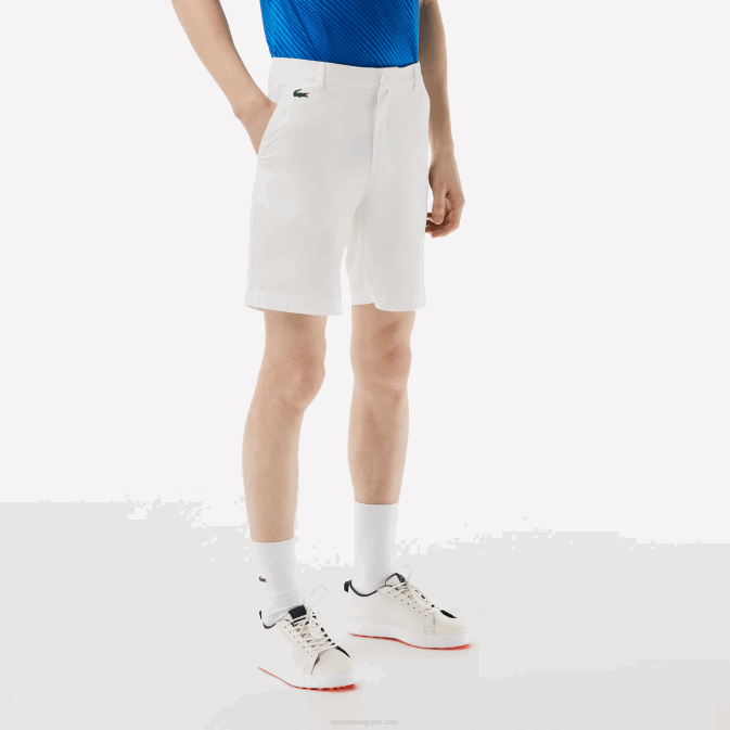 blanc 70v V6HV442 Hommes Lacoste short de golf stretch léger sport