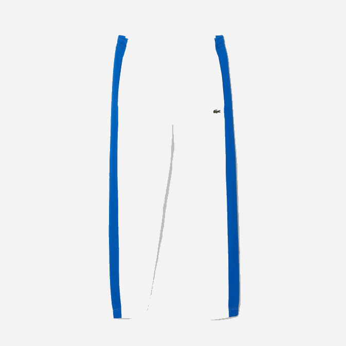 blanc bleu lmq V6HV1060 Hommes Lacoste pantalon de jogging à bandes contrastantes