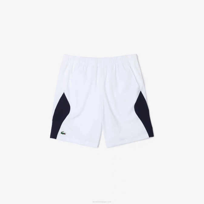 blanc bleu marine 522 V6HV1330 Hommes Lacoste short de tennis sans coutures sport regular fit