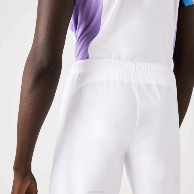 blanc bleu marine 522 V6HV1330 Hommes Lacoste short de tennis sans coutures sport regular fit
