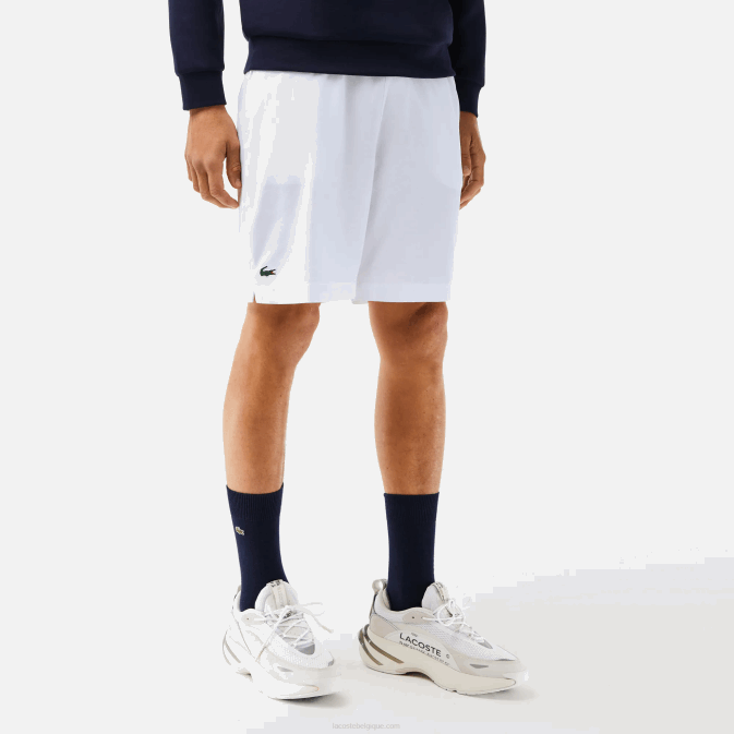 blanc bleu marine 522 V6HV1409 Hommes Lacoste short de sport ultra léger