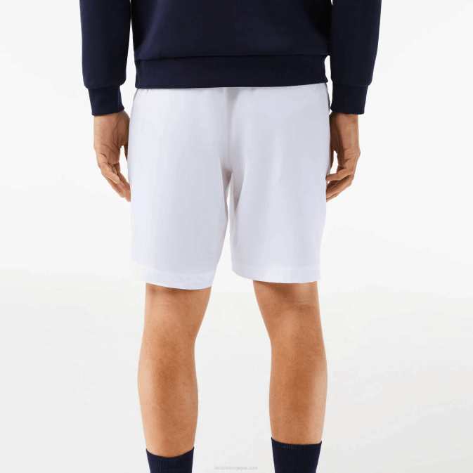 blanc bleu marine 522 V6HV1409 Hommes Lacoste short de sport ultra léger
