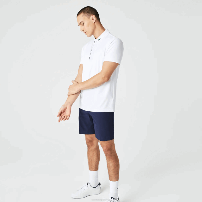 blanc bleu marine 522 V6HV595 Hommes Lacoste polo de golf en jersey de sport