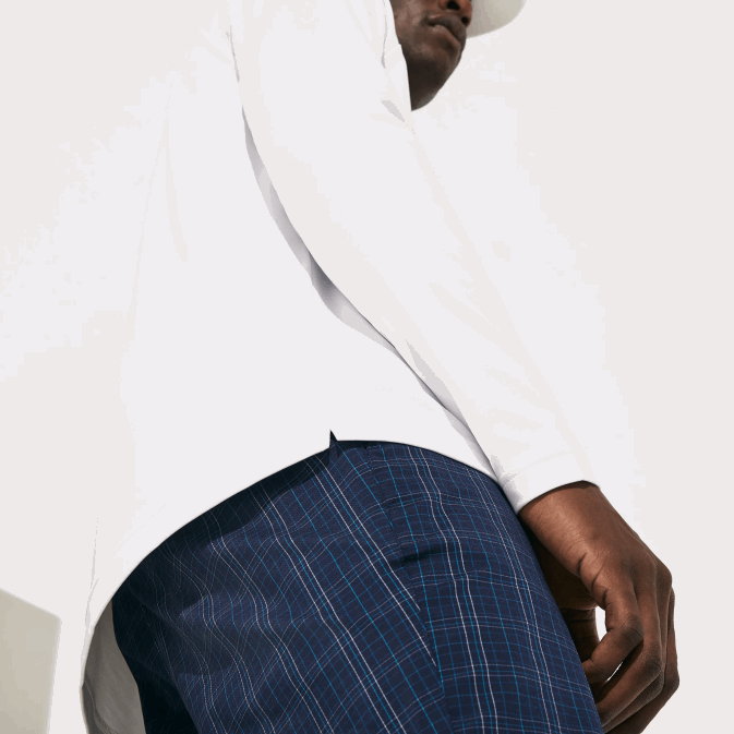 blanc bleu marine 522 V6HV847 Hommes Lacoste polo de golf sport respirant