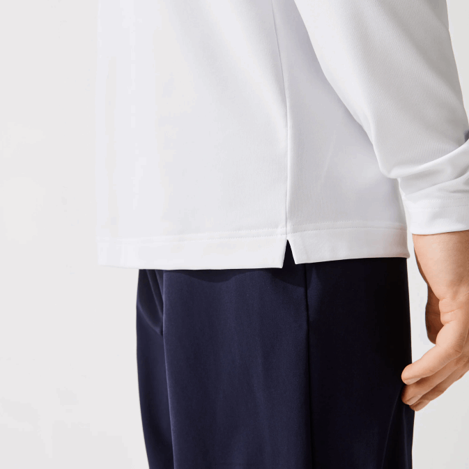 blanc bleu marine 522 V6HV847 Hommes Lacoste polo de golf sport respirant