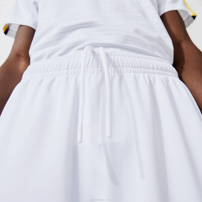 blanc bleu marine aj0 V6HV1547 Hommes Lacoste short stretch léger sport french open edition