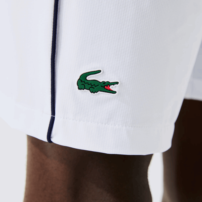 blanc bleu marine aj0 V6HV1547 Hommes Lacoste short stretch léger sport french open edition