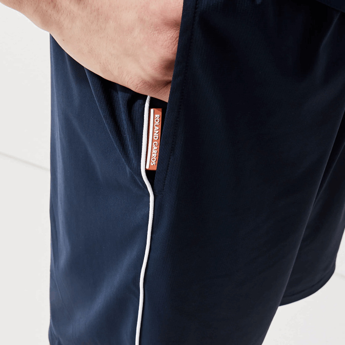 blanc bleu marine r20 V6HV1546 Hommes Lacoste short stretch léger sport french open edition