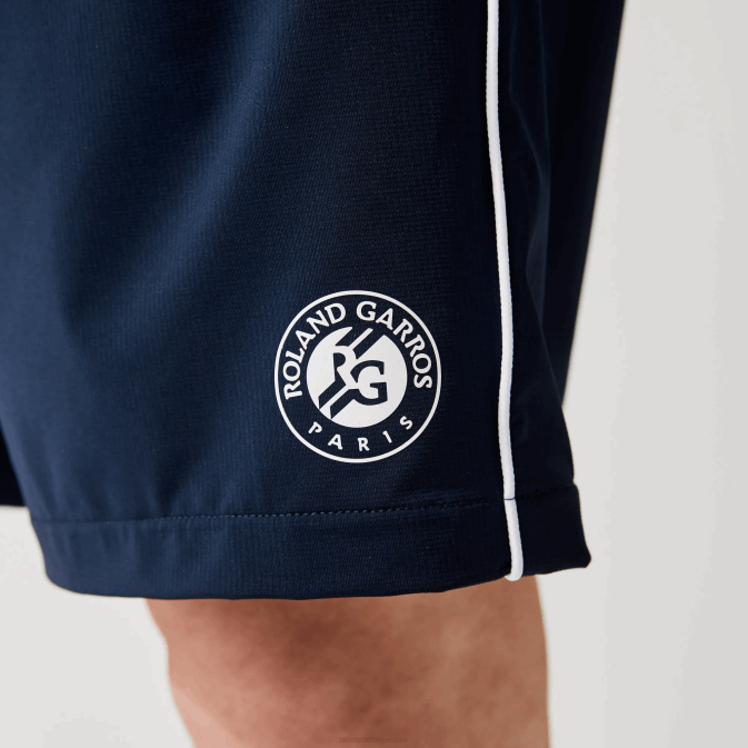 blanc bleu marine r20 V6HV1546 Hommes Lacoste short stretch léger sport french open edition