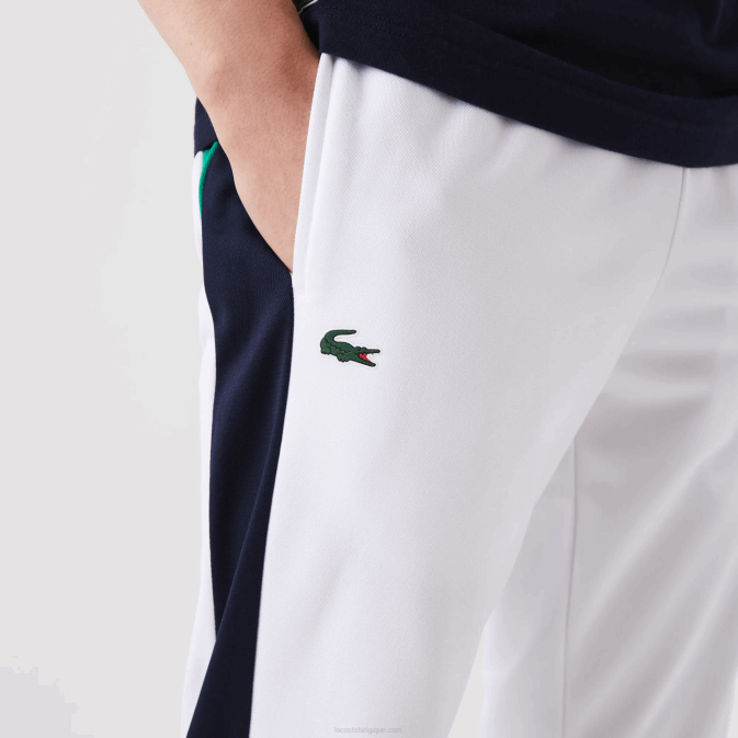 blanc bleu marine vert 9gg V6HV994 Hommes Lacoste pantalon de survêtement de tennis résistant à la course