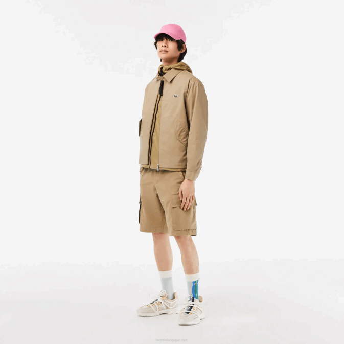 blanc cassé 18c V6HV1731 Hommes Lacoste baskets en textile l003 active