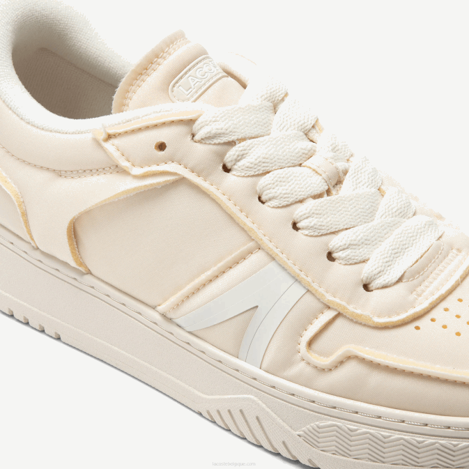 blanc cassé 18c V6HV1746 Hommes Lacoste baskets en textile l001