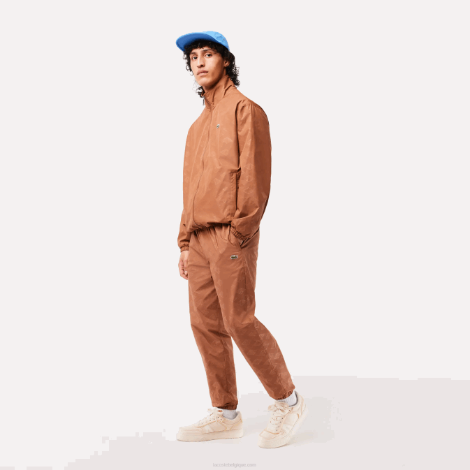 blanc cassé 18c V6HV1746 Hommes Lacoste baskets en textile l001