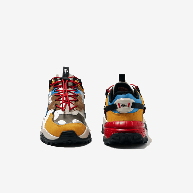 blanc cassé et bleu clair wb8 V6HV1779 Hommes Lacoste l-guard breaker textile chaussures de plein air