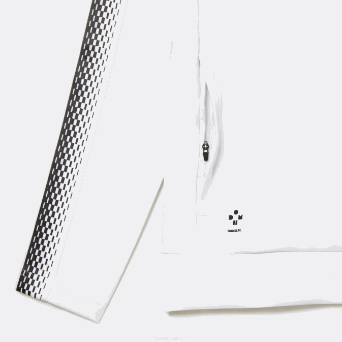 blanc jaune wui V6HV311 Hommes Lacoste sweat zippé tennis x daniil medvedev