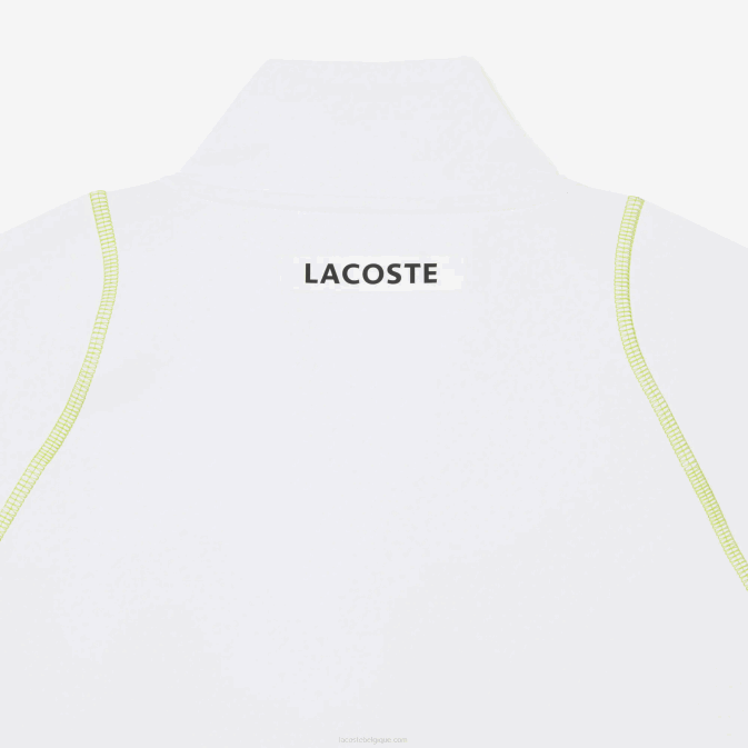 blanc jaune wui V6HV311 Hommes Lacoste sweat zippé tennis x daniil medvedev