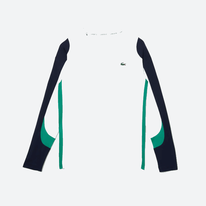 blanc vert bleu marine yh9 V6HV755 Hommes Lacoste t-shirt de tennis de sport