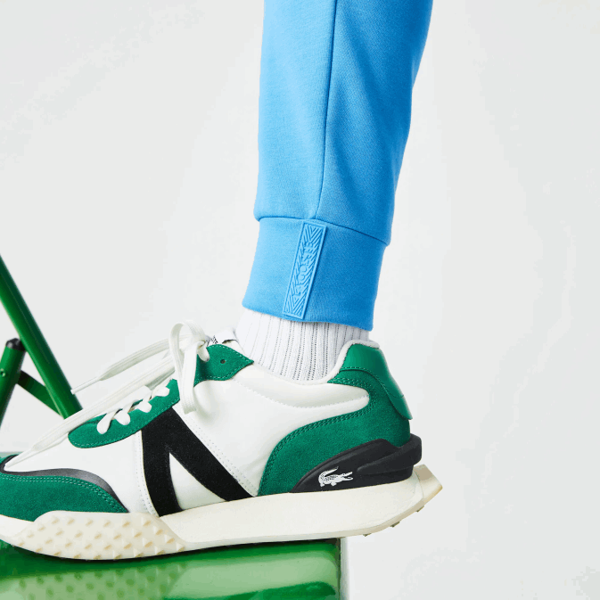 bleu 4xa V6HV1045 Hommes Lacoste pantalon de survêtement à imprimé réfléchissant