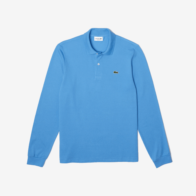 bleu 4xa V6HV821 Hommes Lacoste polo à manches longues original l1212