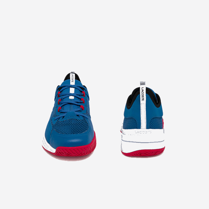 bleu blanc 221 V6HV1852 Hommes Lacoste chaussures de tennis ag-lt21 ultra textile